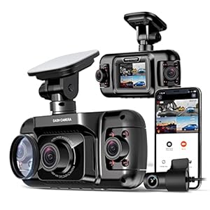R4-4 Channel Dash Cam W/All Around 1080p Resolution, Wi-Fi, GPS, IR Night Vision, Parking Mode, Collision Detection, Type-C Port