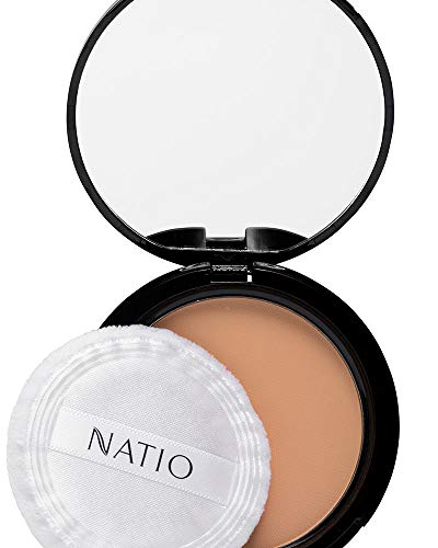 Natio Pressed Powder, Pecan, 15g