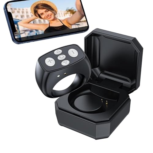 Finger Remote - Wireless Controller for Short Video Apps, Page Turners, Camera Recording Clickers | Portable Video Scroll with Remote for Mobile Phones, Tablets and Social Media Content