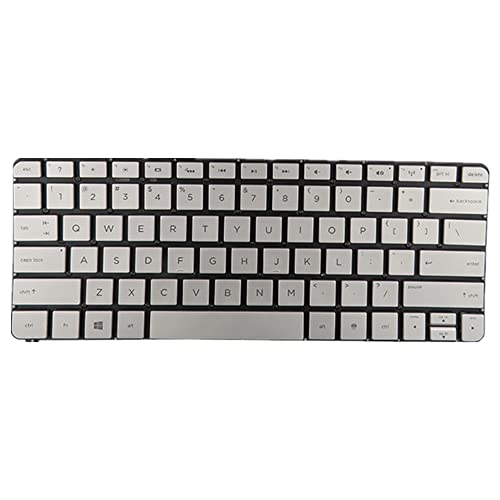 Clavier HP Spectre 13-3000 US de rechange pour ordinateur portable bicolore