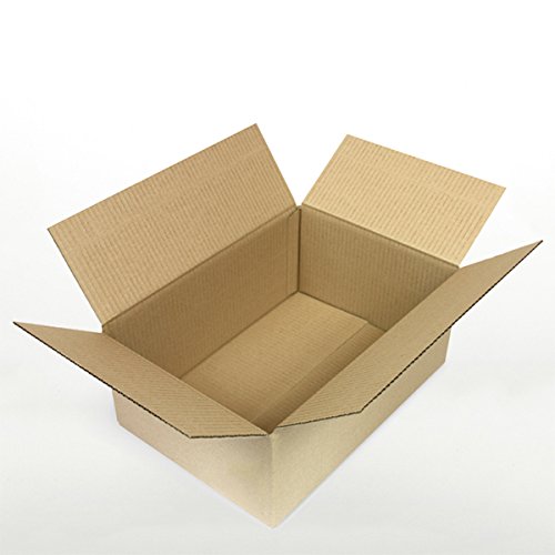 OfficeKing® 250 x Faltkartons 350 x 240 x 150 mm - Marken-Qualität