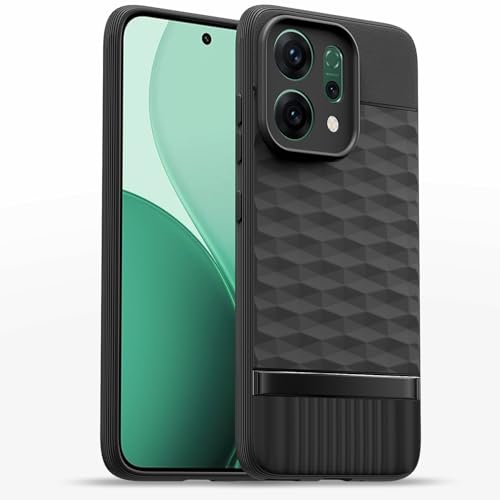 Image of Outlouders Back Cover for Oppo Reno 14 5G | Full Camera Protection | TPU Soft Flexible Shockproof Bumper Case (Black)