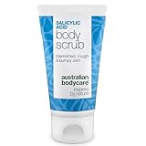 Salicylsäure Body Scrub für Pickel am Po, am Rücken und auf der Brust – klärt Poren und unreine Haut mit Salicylsäure, Glykolsäure und Allantoin – BHA & AHA Körperpeeling - 50 ml