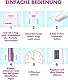 2 Stück One+Step Schwangerschaftstest Frühtest digital I Pregnancy Test I 1x Frühschwangerschaftstest I Schwangerschaftsfrühtest mit Anzeige Schwanger oder Nicht Schwanger I 25 mIU/ml