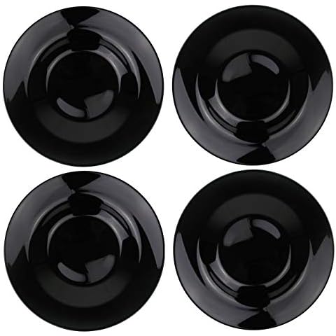 Acoroc Pizzateller Ø 32cm oder Pastateller Ø 28,5cm in Weiß oder Schwarz - 2er, 4er oder 6er Sets - Spülmaschinenfest Mikrowellengeeignet Cover