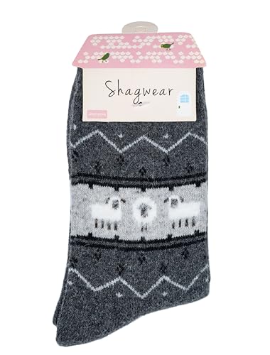 Image of Shag Wear Women's Novelty Angora Socks, Cute Animal Casual Cozy Soft and Warm, 3 Pack