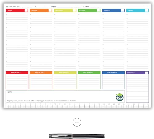 Planner Settimanale 2026 con Penna in Omaggio – Agenda 2026