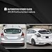 Autozensation Compatible with 2012-2014 Ford Focus Hatchback, Left + Right Pair Assembly, LED Bar Smoke Tail Lights