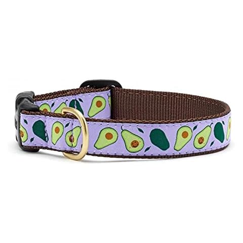 Up Country Avocado Pattern Dog Collar, Medium (12 To 18 Inches) 1 Inch Wide Width Cover