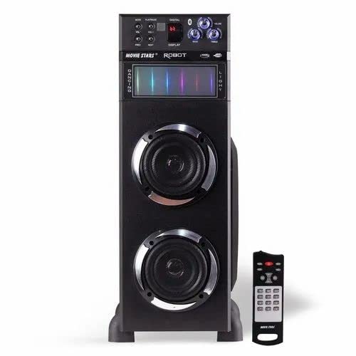 Star Home Single Unit Bluetooth Tower Speaker with Mic System| Multimedia Woofer Tower Speaker| Home Theatre System with Bluetooth Bass| Led Display USB, FM Party Speakers for Home
