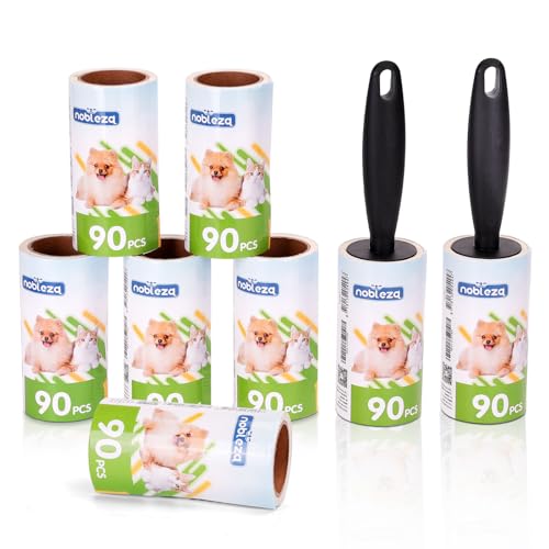Nobleza Lint Roller 720 Sheets with 2 Handles