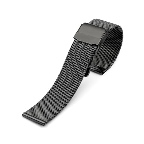Bracelet de montre en acier inoxydable universel anti-usure à boucle pliable