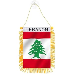 Muteitt Libanon-Flagge nyjtjuji68003 Dekoration