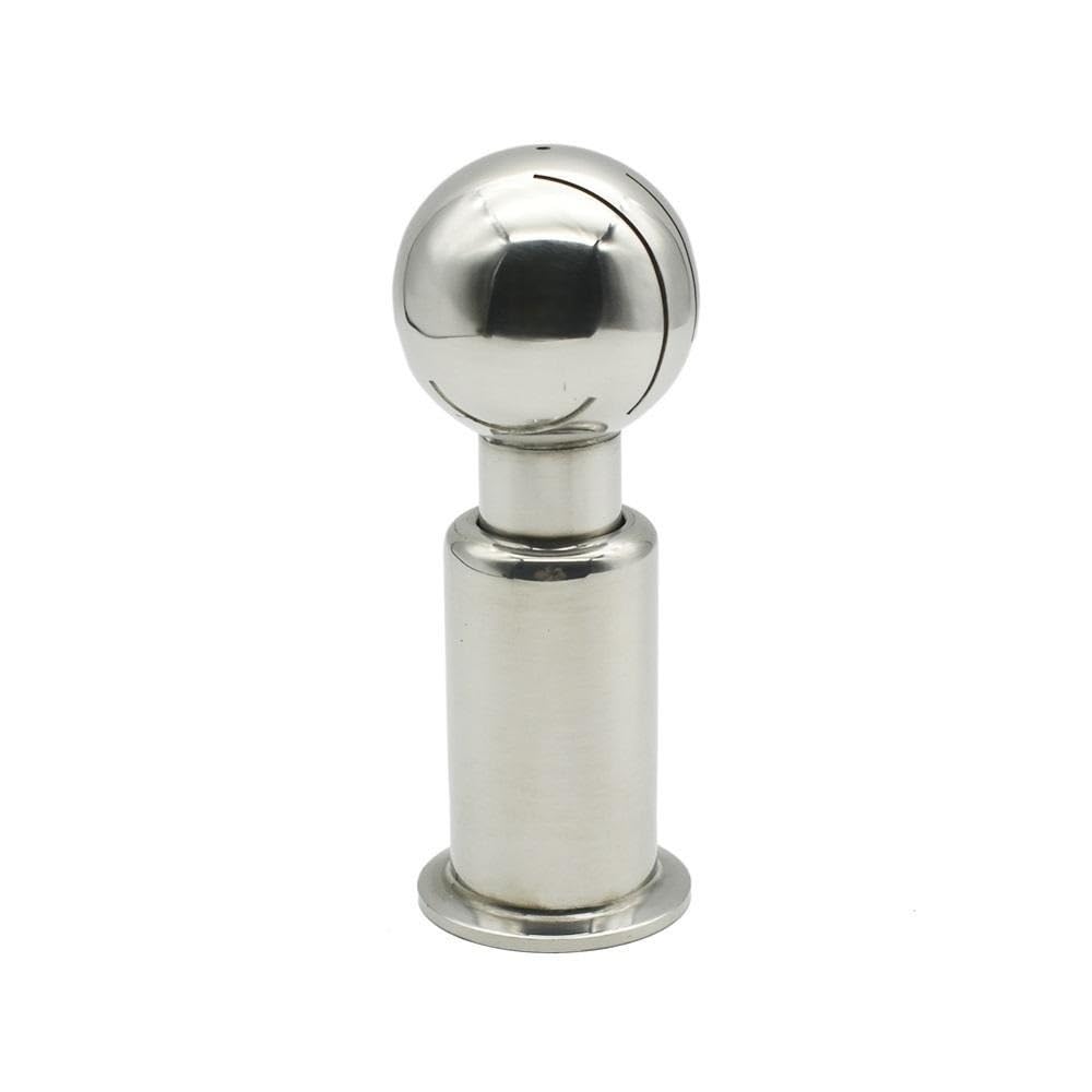 Stainless Rotary Cleaning SUS316L Stainless Steel Rotary Cleaning Ball, Tri Clamp Tank Ferrule 50.5/64mm 1pc(38x50.5mm)