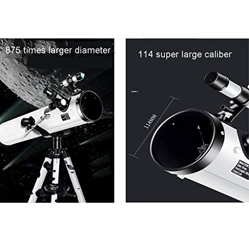 Telescopio para astronomía portátil fácil de montar miniatura 4