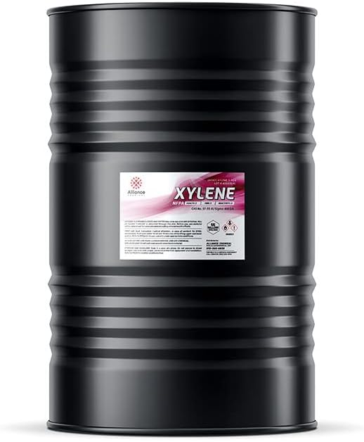 Xylene (Xylol/Dimethylbenzene) Technical Grade – 55 Gallon Drum – Pure Mixed Xylene Thinner – High Purity – Made in USA