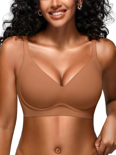 Cuteio Wireless Jelly Bras for Women No Underwire - S-2XL Seamless Padded