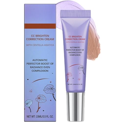 CC Cream, Lightweight Daily Foundation with Hydration, Evens & Brightens Skin Tone, 15ml, Primer and Moisturizing Base for All Skin Types