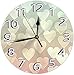 Produktbild Buy A Case Wanduhr Love Heart Runde Uhr Silent Home Dekorative Wanduhr Arabische Ziffern Indoor Home/Office/School Clock 9,8 Zoll