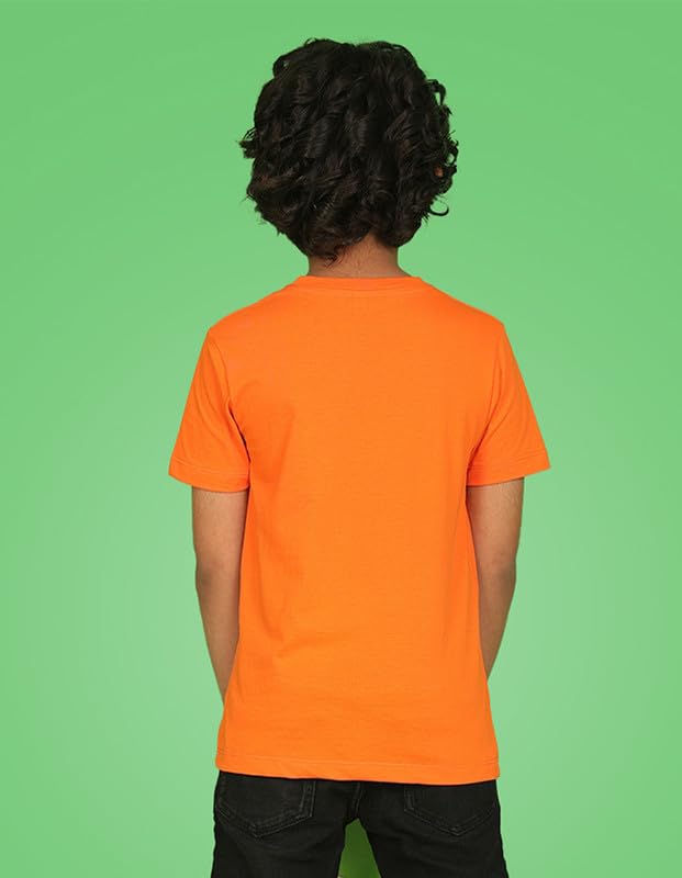 Image of Nusyl Boys Half Sleeves Solid T-Shirt for Kids | Soft Cotton Blend | Comfortable Regular Fit | Casual 2-16 Years | Multiple Colors & Pack Options
