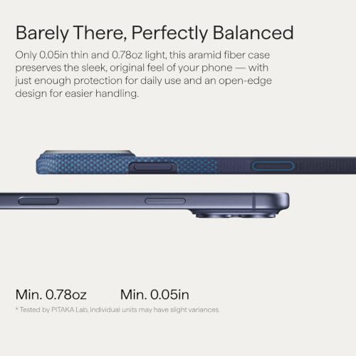 Image of pitaka for iPhone 17 Pro Max Case 6.9 inch, Caseless Feeling, Over the Horizon
