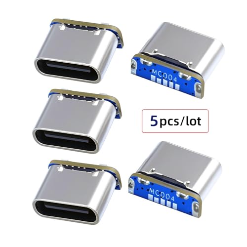 Conector Mini-USB hembra tipo C 5 piezas miniatura 2