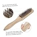 Veemoon 5-Piece Steel Wire Brush Set for Rust Removal Wooden Handle Wire Cleaning Tools for Industrial Use