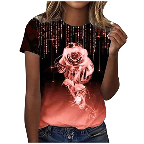 MICKURY Christmas Onesie es blusen Sommer Damen Festliche zur Hochzeit zz...