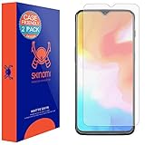 Skinomi MatteSkin [2-Pack] Anti-Glare (Case Compatible) TPU Screen Protector for OnePlus 6T Anti-Bubble Matte Film
