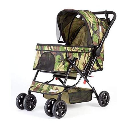 Amazon ピッコロカーネ Primo Dg602 レインカバー付属版 迷彩色 耐荷重25kg Nuovo 折畳式 犬用 ペットカート プリモ ピッコロカーネ カート 通販