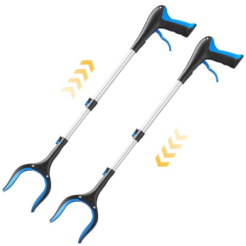FGRHY Greifer zum Aufheben für Senioren, Reacher - 5-stufiger Teleskop-Greifer...