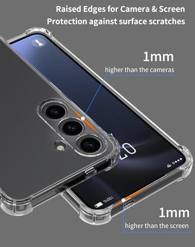 Image of Back Clear Cover case for [Samsung S24 FE] Transparent Boom Back Cover Case for [Samsung S24 FE] TPU BumB - Transparent