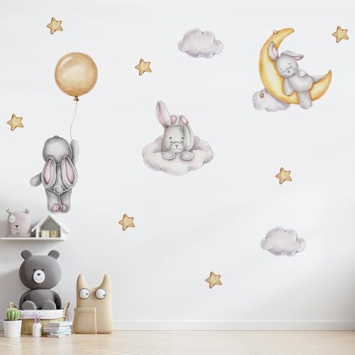 Vinilo decorativo animales durmiendo para habitación infantil miniatura 2