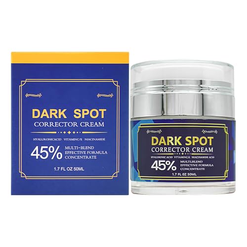 Himista de manchas oscuras, corrector de tono de piel, crema facial brillante, cuidado diario de brillo, fórmula de múltiples área, 50 ml, para la rutina de la mañana o la noche