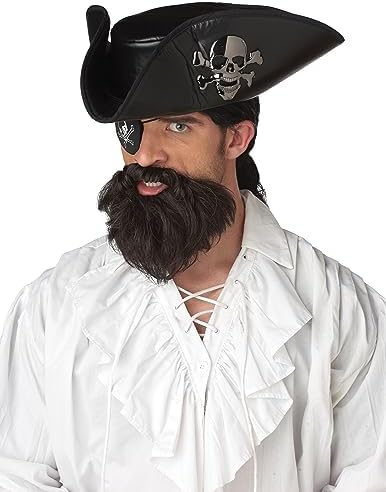 California Costumes The Captain Beard, Dark Brown image 2