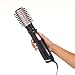 BaByliss Dry, Straighten and Style - Rotierende Warmluftbürste, 1000W Ionen Rundbürstenföhn mit 4 Aufsätzen zum Föhnen, Glätten, Volumen kreieren, Schwarz, AS200E
