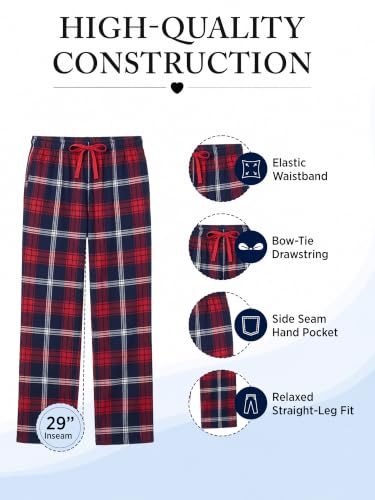 Image of Ashford & Brooks Women's Super Soft Flannel Plaid Pajama Sleep Pants