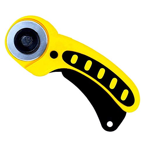 Cortador Circular 45mm Profissional Patchwork Amarelo