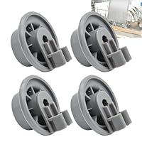 4 Stück Spülmaschinen Rollen, Universal Unterkorb Korbrollen für Bosch Siemens Geschirrspüler, Ersatzteile und Zubehör, Rollen für Ober- und Unterkorb, Geräuscharm, Einfache Montage