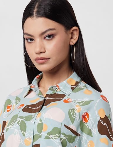 Image of VERO Moda Women Printed Shirt | Short Sleeve | Regular Fit