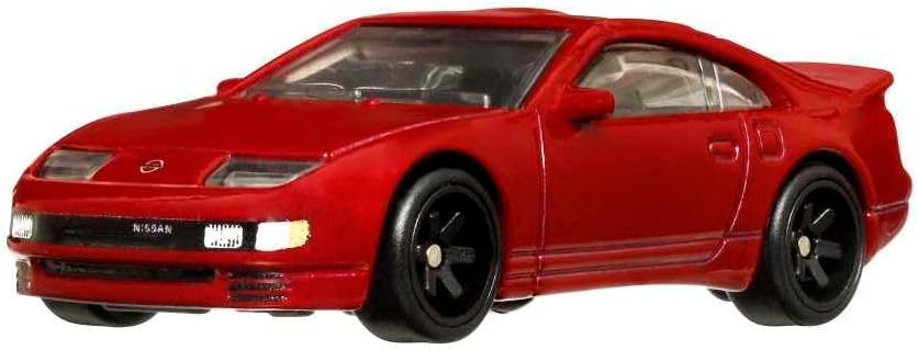 Hot Wheels Car Culture Circuit Legends Vehicles for 3 Kids Years Old & Up, Nissan 300Zx Twin Turbo, Premium Collection of Car Culture 1:64 Scale Vehicles