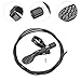 Aosekaa Bike Seatpost Dropper Remote Lever Shifter Replacement Supplies Lightweight Tools with Cable and End Cap for Mountain Bikes, Black