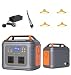 150W Portable Power Station, LiFePO4 Battery, Mobile Lithium Battery, Solar Power Generator, Emergency Outdoor Power Backup, 240V, 150W, AC Outlet, USB-C Output, Fast Charging, for RVs, Outdoor