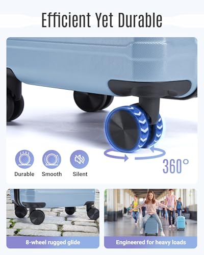 LIGHT FLIGHT 3 Piece Suitcase Set