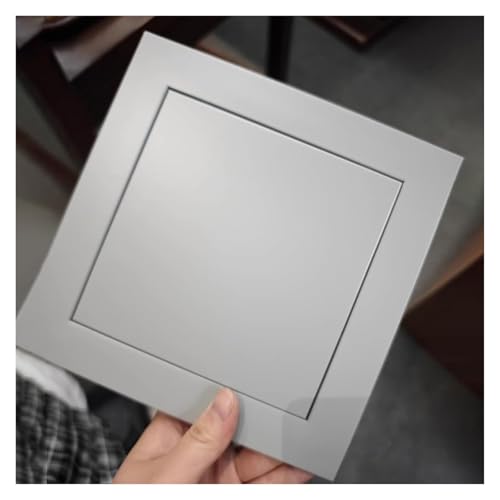 Panel de acceso para paredes magnético de 450x500 mm gris empotrable 2
