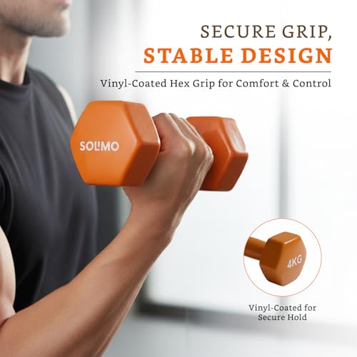 Image of Amazon Brand - Solimo Vinyl Dumbbell