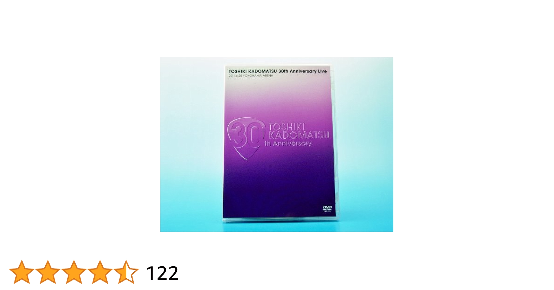 【DVD版】角松敏生　30th Anniversary live Amazon.co.jp: TOSHIKI KADOMATSU 30th Anniversary Live 2011.6