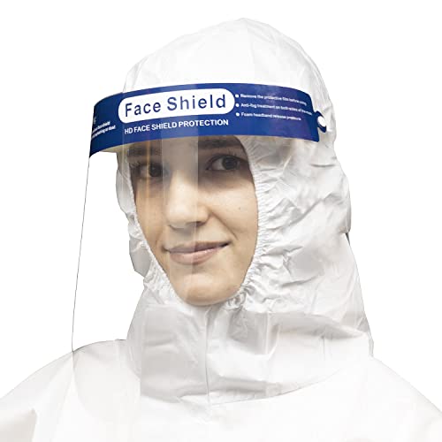 Aaglow 10 Pack Anti Fog Face Shield Adult & Teenager, Safety Face Shield Protective Your Face & Nose For Daily Works #TOP3