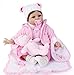 ZIYIUI Muñecas Bebé Reborn Baby Doll Renacer Muñecos Realista Suave Vinilo Silicona Niños Niña Muñeco Juguete 22 Pulgadas 55cm