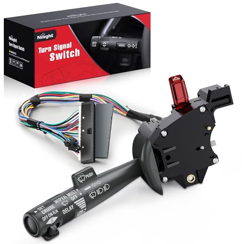 Image of Nilight Turn Signal Switch for 1995-2000 Chevy GMC Suburban C /K Series | Fit 1995 1996 1997 1998 1999 2000 Tahoe Express Astro Safari Savana Yukon Cadillac Escalade 1995-1997 Blazer S10 Jimmy Sonoma